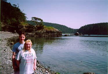 Robert and Melita at Whidbey Island
