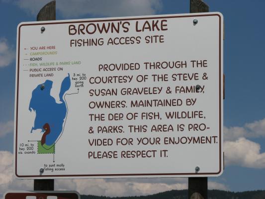 Browns Lake 2008