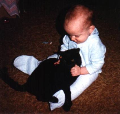 Matthew and the kitty