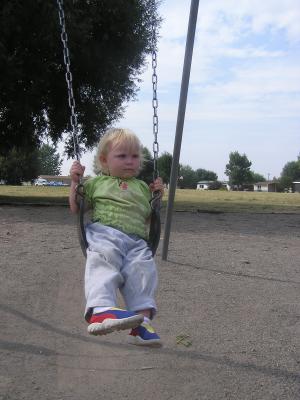 Sarah swinging