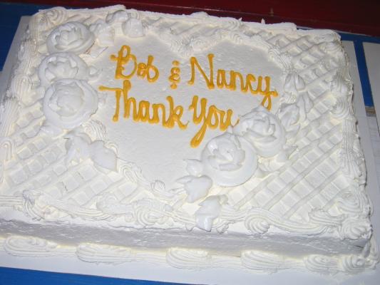 Bob & Nancy, Thank You