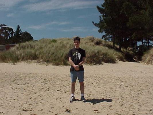 Robert on an Austrailian beach