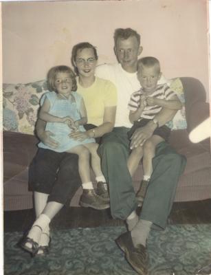 Beatrice, Betty, Carl, Jr. 1955
