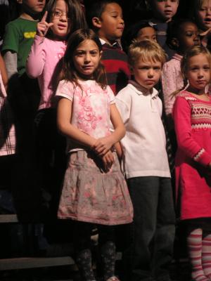 Andrea in the holiday program