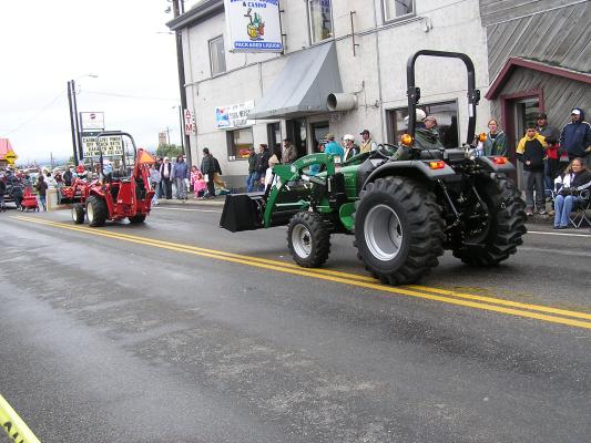The Belgrade Fall Festival Parade.
Tractors.