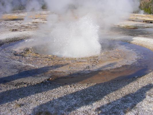 A very bubly geyser.