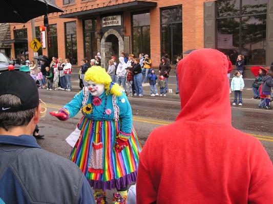 It's another clown!
Belgrade parade