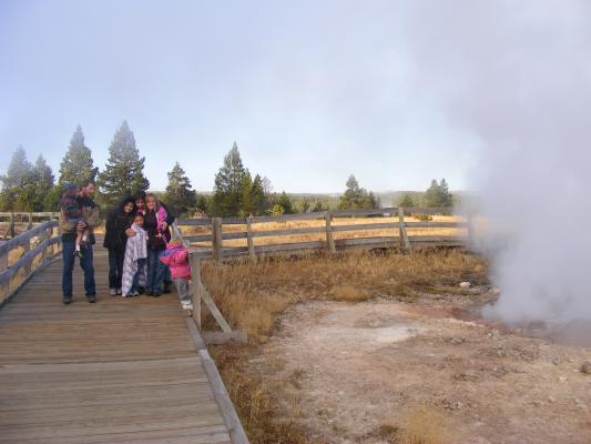 Smile, you\'re at Yellowstone!