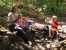 Katie, Sarah and Noah at Cascade Falls thumb