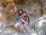 Malia and Andrea in little cave. thumb