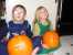 Noah and Sarah with their pumpkins. thumb