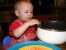 Joshua eats spaghetti from a pan thumb