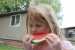 Sarah eating watermelon thumb