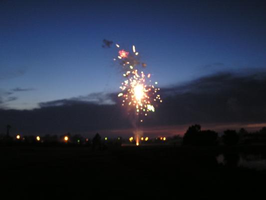 Alliance City fireworks display.