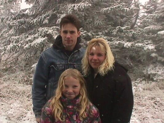 Robert, Melita, and Stephanie at Glacier Park