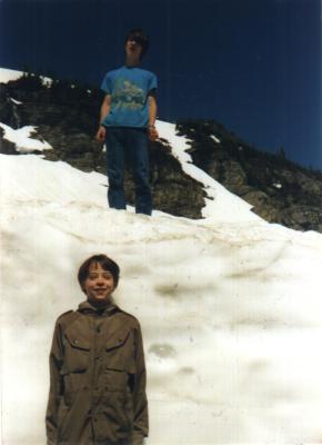 David and Michael at Glacier Park