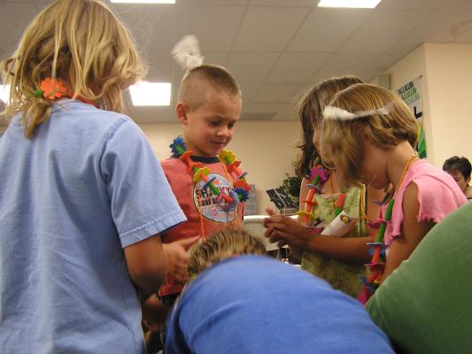 The VBS volcano at GVCC.