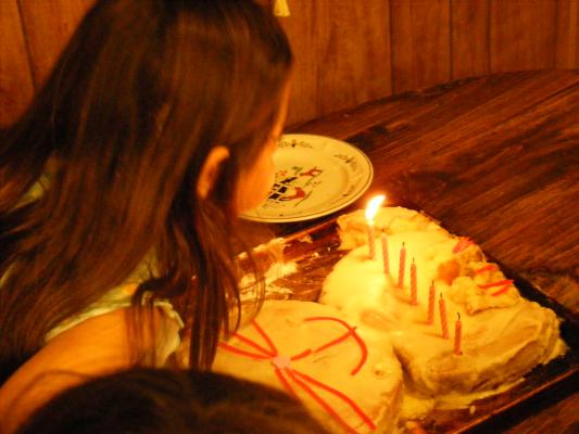 Andrea's seventh birthday,