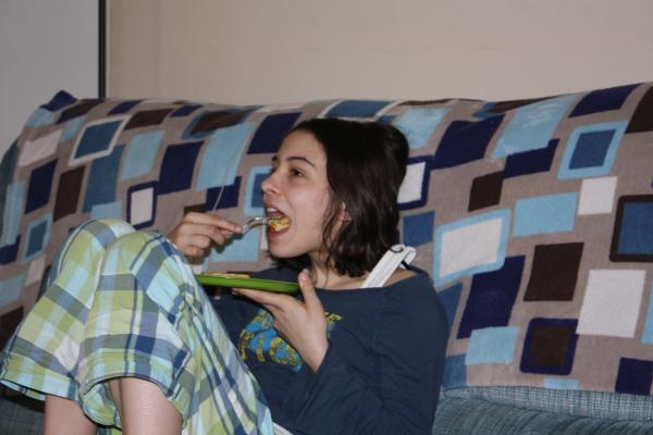 Malia eating 2011