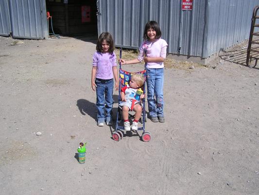 Today we went to the county fair. 
(This is where Katie almost lost the camera,
but Malia and Andrea helped her find it.)