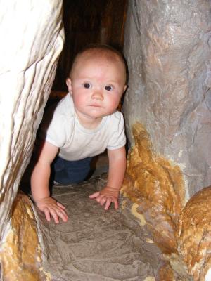 Joshua the cave explorer.