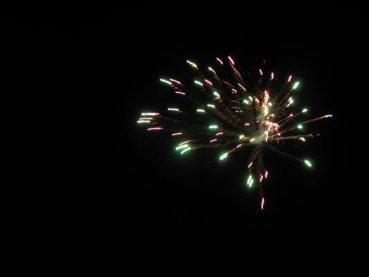 Fireworks.