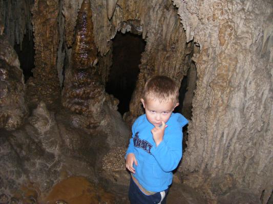 Noah in a cave