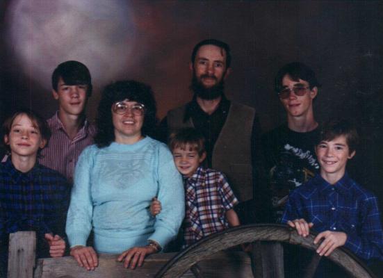 Eder family portrait from the late 80s