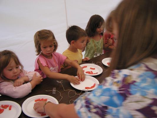 Craft time at VBS.