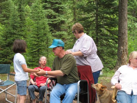 Andrea Mary Lou John Julia Carla Eder Family Camp 2006
