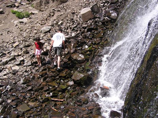 Myke and Malia at Palisade Falls.
