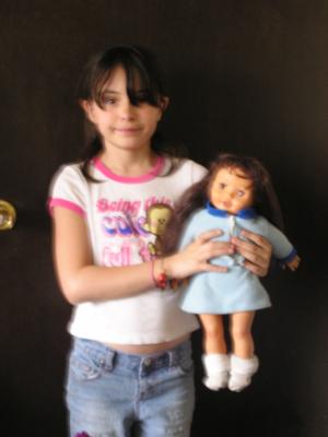 Malia and the doll
