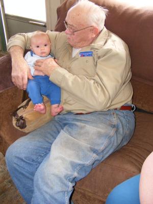 Joshua and Great-Grandpa Jack McElwee