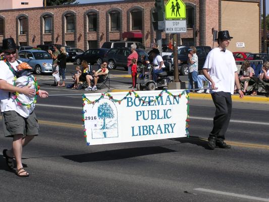 Bozeman Public Library
Sweet Pea Festival Parade.