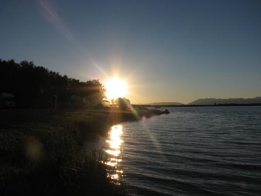 Sunset on Browns Lake.