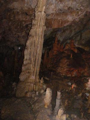 Lewis and Clark Caverns.  cave formation