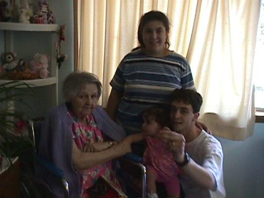 Mary Grandma, Malia, Myke 1999