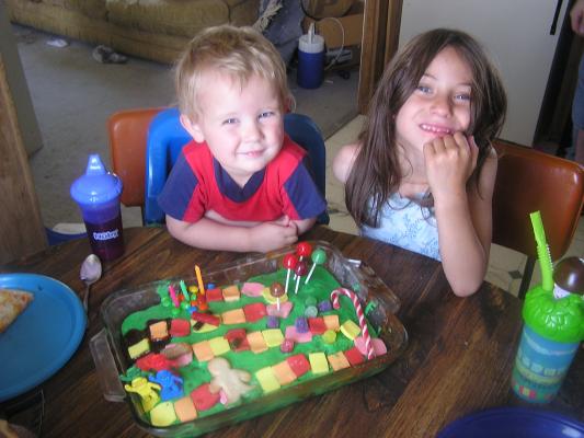 Noah and Andrea on Noah's thrid birthday