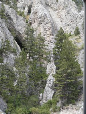 huge rock slide