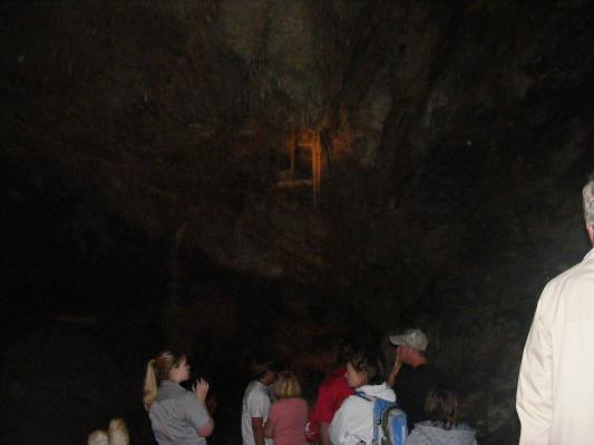 In the Lewis and Clark Caverns.