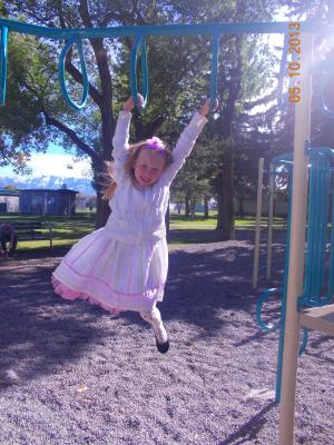 Sarah pretty dress playground.