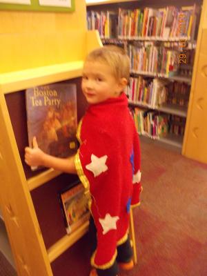 Super Joshua. Who probably should not be stnading on the shelves.