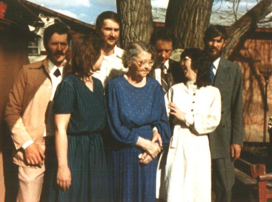 Eder family in April, 1985