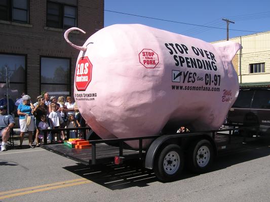 Stop Over Spending Pig.