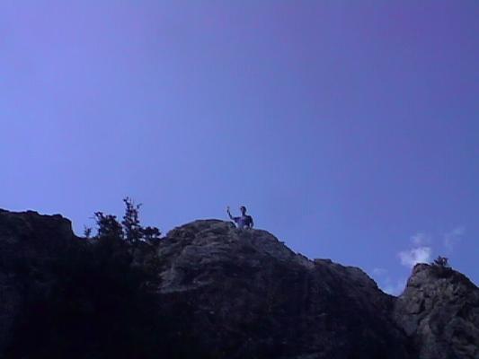 David on a rock