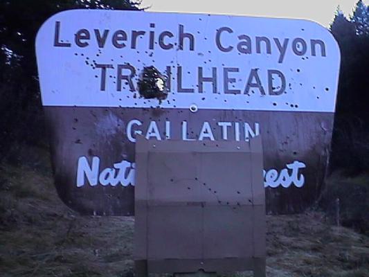 Leverich Canyon Trailhead