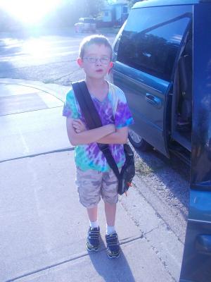 Noah going to School